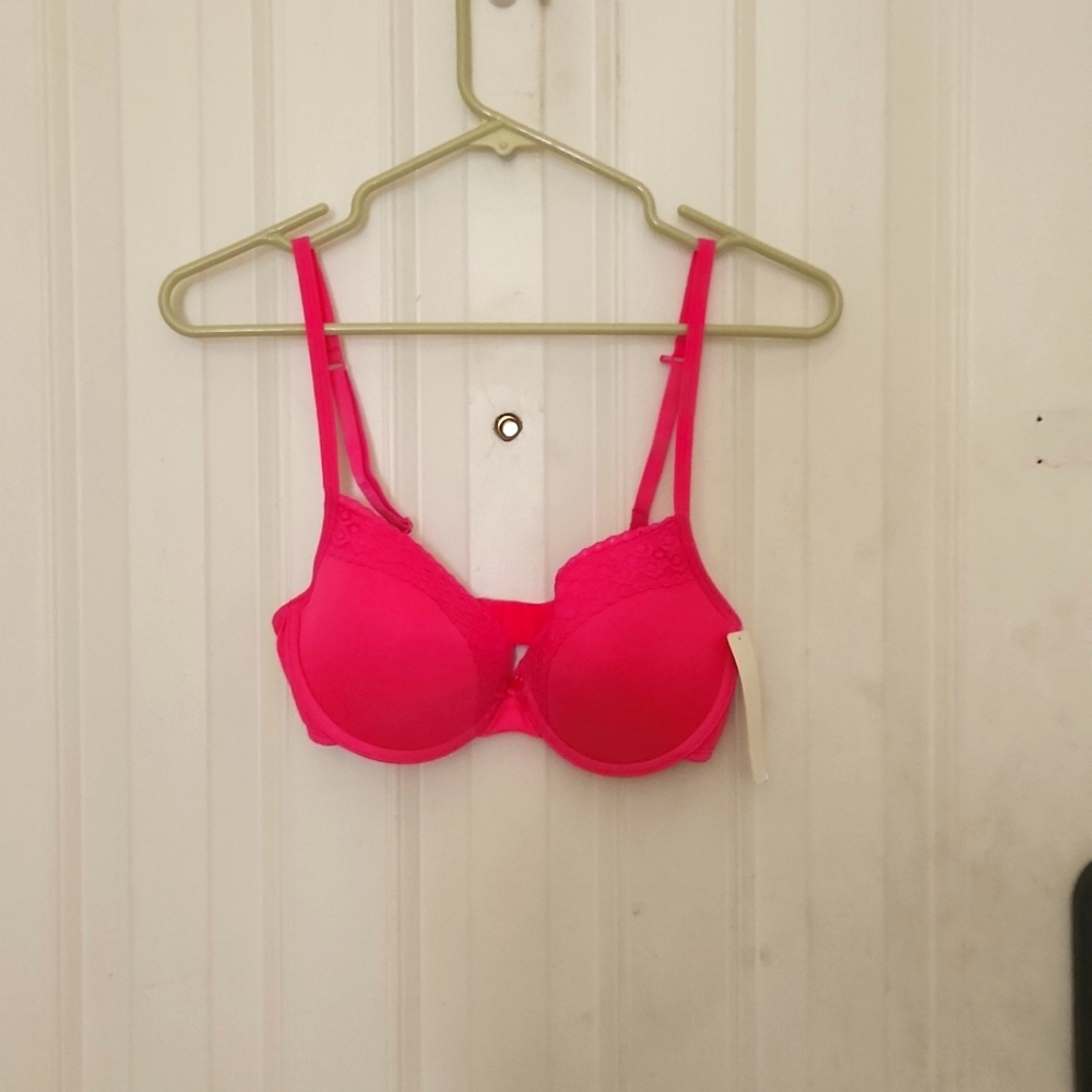 Pink push up bra 36C